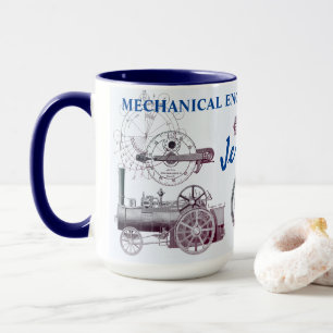 Mechanische Ingenieure erledigen es! Antike Maschi Tasse