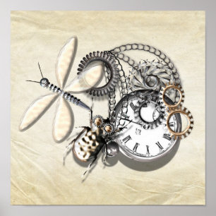Mechanische Insekten von Dampfgeeren Poster