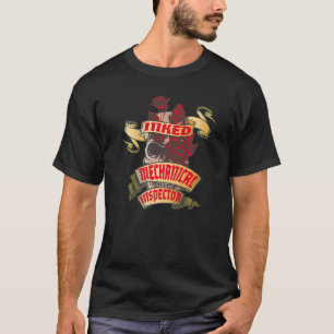Mechanische Inspektoren Inkantschädel und Rote Ros T-Shirt