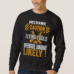 Mechanische Instandhaltung von Garage-Autos Sweatshirt