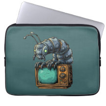 Mechanische Käfer Vintage TV Laptop Hülle