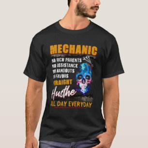 Mechanische Keine reichen Eltern keine Hilfe keine T-Shirt