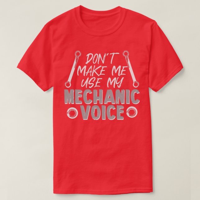 Mechanische Kostenvoranschläge Auto mit Nut Voice  T-Shirt (Design vorne)
