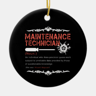 Mechanische Liebhaber  Definition des Wartungstech Keramik Ornament