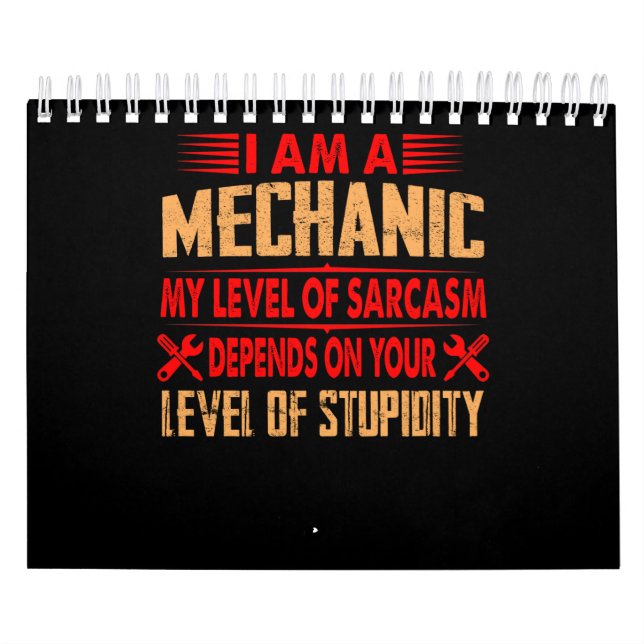 Mechanische Liebhaber| Ich bin ein Mechaniker Kalender (Titelbild)