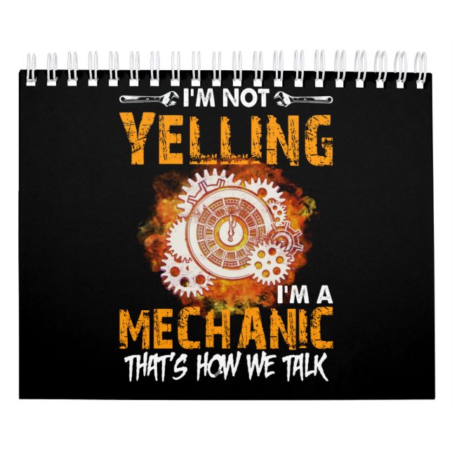 Mechanische Liebhaber | Ich schreie nicht, ich bin Kalender (Titelbild)