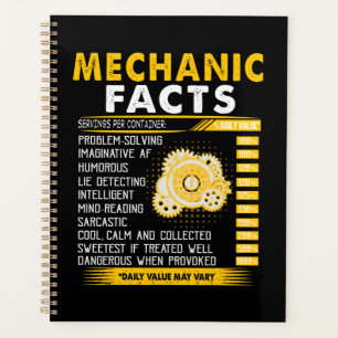 Mechanische Liebhaber Mechanische Fakten Planer
