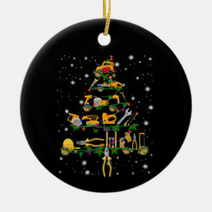 Mechanische Liebhaber  Mechanischer Weihnachtsbaum Keramik Ornament