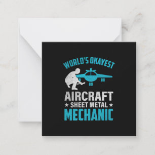 Mechanische Maschine der Welt Mitteilungskarte