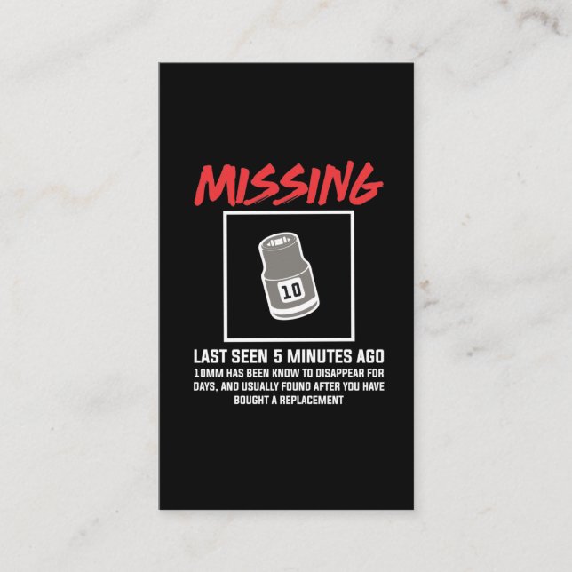 Mechanische Maschinenanlage mit 10 mm Durchmesser Visitenkarte (Vorderseite)