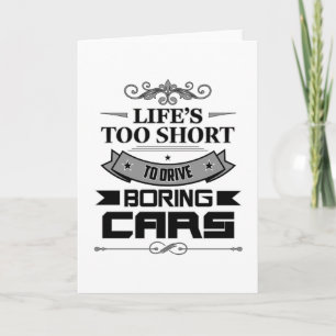 Mechanische Mechanik Tuning Wrench Car Geschenkide Karte