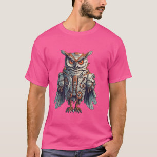 Mechanische Owl Steampunk Bird Night Vision Birds T-Shirt