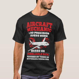 Mechanische Präzisionsflugzeuge des Luftfahrzeugs T-Shirt