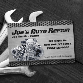 Mechanische Reparatur von Auto Visitenkarte