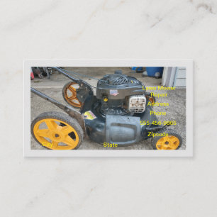 Mechanische Reparatur von kleinen Motoren Visitenkarte