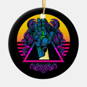 Mechanische Roboterhandarbeiten   Keramik Ornament