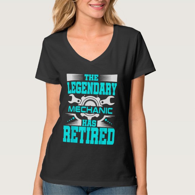 Mechanische Ruhestandslegerboote T-Shirt (Vorderseite)