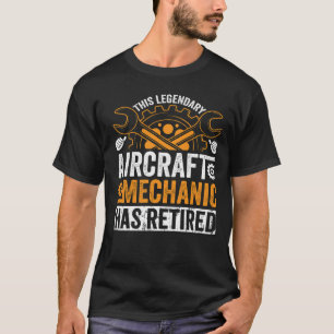 Mechanische Ruhestandsregelung für Männer im Sweat T-Shirt