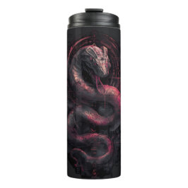 Mechanische Schlange Dark Sci-Fi Thermobecher Thermosbecher