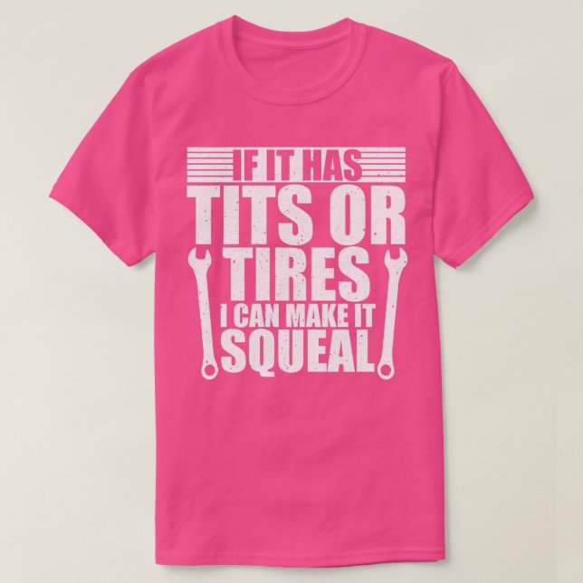 Mechanische Schraubenschlüssel T-Shirt (Design vorne)