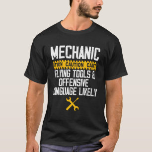 Mechanische Sicherheitstools und Offensivsprache T-Shirt