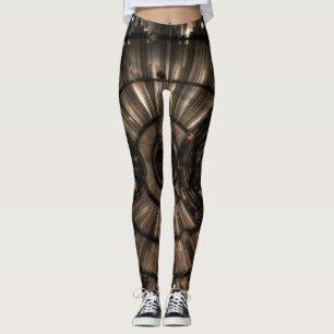 Mechanische Steampunk-Sternbilder Leggings