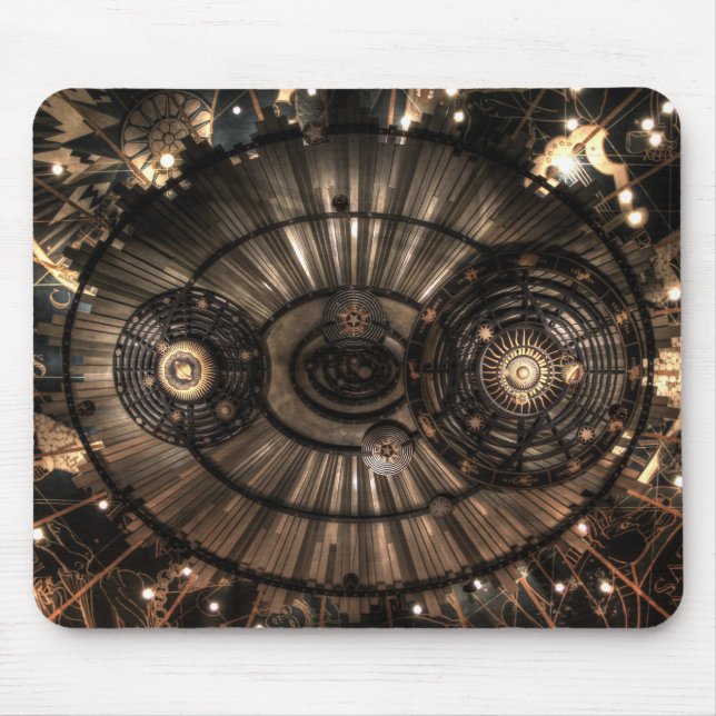 Mechanische Steampunk-Sternbilder Mousepad (Vorne)