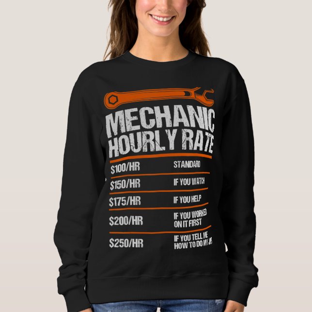 Mechanische Stundensätze 1 Sweatshirt (Vorderseite)