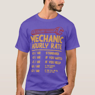 Mechanische Stundensätze Funny Car Kraftrad Gi T-Shirt