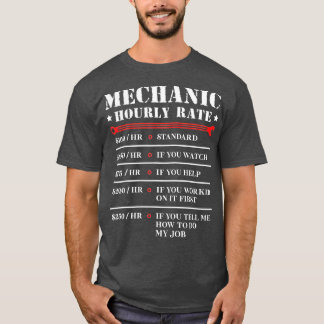 Mechanische Stundensätze Funny Car Kraftrad Gi T-Shirt