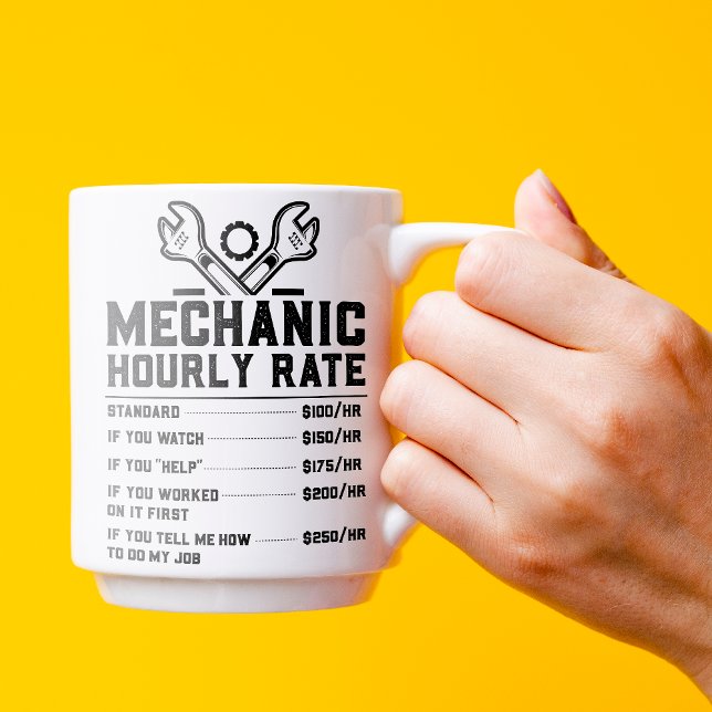 Mechanische Stundensätze Zweifarbige Tasse (Von Creator hochgeladen)