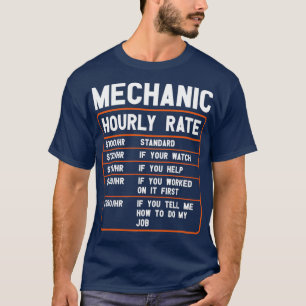 Mechanische StundensätzeTShirt 2 T-Shirt