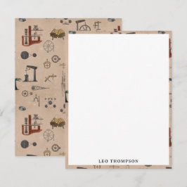 Mechanische technische Bearbeitung für die Antike Mitteilungskarte