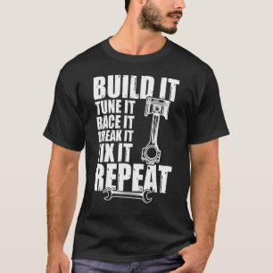Mechanische Vater Auto Mechanik Bauen es Tuning IT T-Shirt
