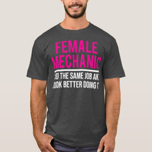 Mechanische weibliche Funny Women Mechanische Gesc T-Shirt