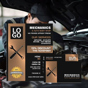 Mechanische Werkzeuge, Auto Mechanik/Reparatur Wer Flyer