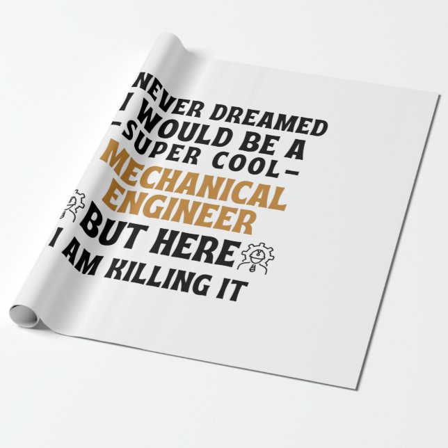 MECHANISCHER ANTRIEB GESCHENKPAPIER (Ungerollt)