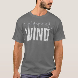 Mechanischer Aufbau einer Windpark-Power-Windfarm T-Shirt