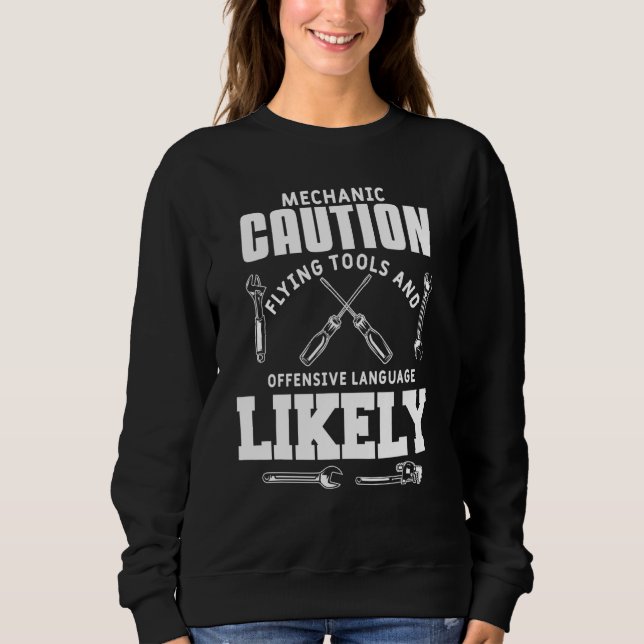 Mechanischer Auto für Männer Sweatshirt (Vorderseite)