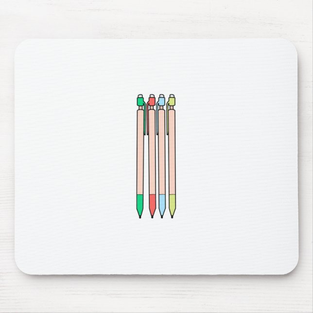 Mechanischer Bleistift Mousepad (Vorne)