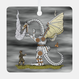 Mechanischer Drache Ornament Aus Metall