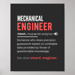 Mechanischer ENGINEER Poster