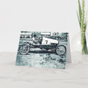 Mechanischer Frank Ruman in Rennwagen #7 Karte