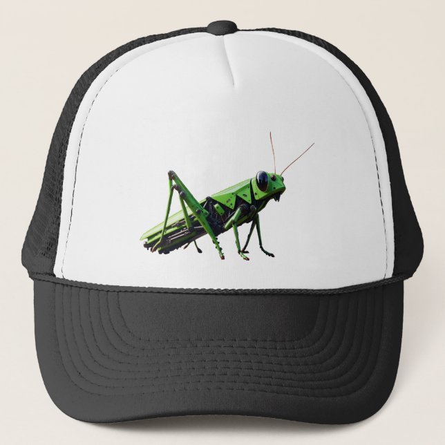 Mechanischer Grasshopper Truckerkappe (Vorderseite)