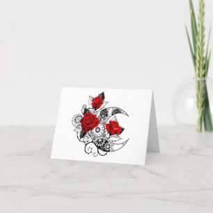 Mechanischer Halbmond mit Rote Rosen Ankündigung