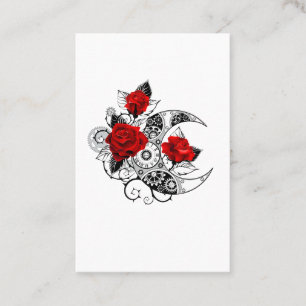 Mechanischer Halbmond mit Rote Rosen Rabattkarte