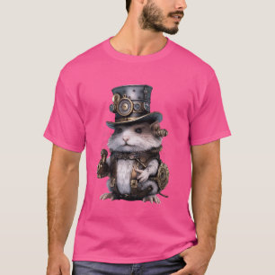 Mechanischer Hamster Steampunk Cyborg Rodent Robot T-Shirt