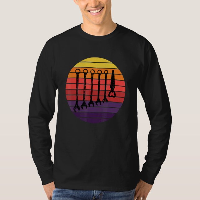 Mechanischer Handyman Mechatronics Techniker Tool T-Shirt (Vorderseite)