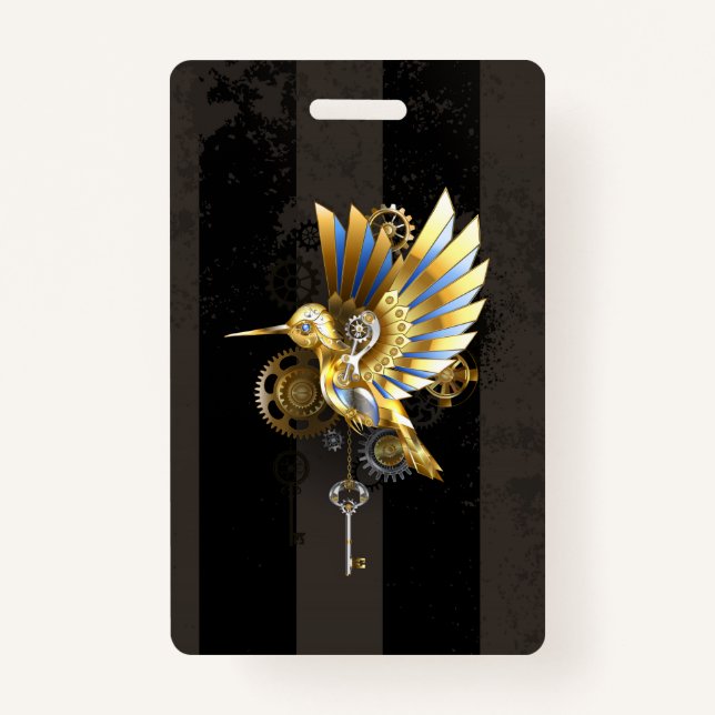 Mechanischer Hummingvogel Ausweis (Vorderseite)