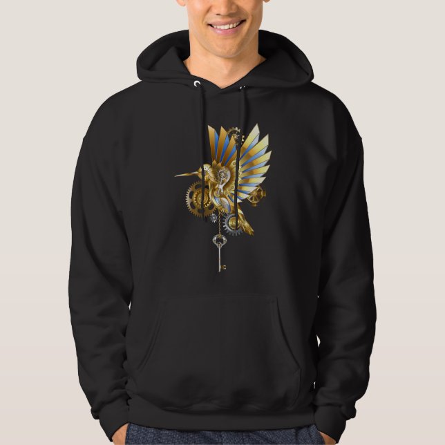 Mechanischer Hummingvogel Hoodie (Vorderseite)